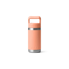 Lowcountry Peach | YETI Rambler Jr 12oz Kids Bottle Image Showing Back View.