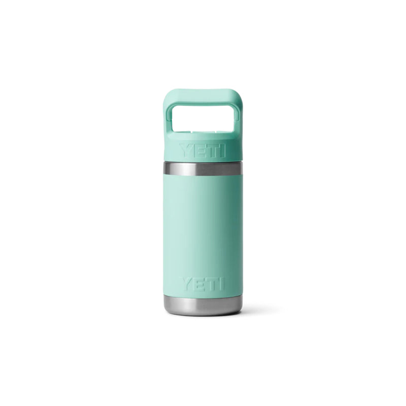 Seafoam | YETI Rambler Jr 12oz Kids Bottle. Back View. 