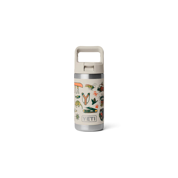 Cape Summer Camp | YETI Rambler Jr 12oz Kids Bottle Summer Camp Edition Image Showing No Logos Or Titles.