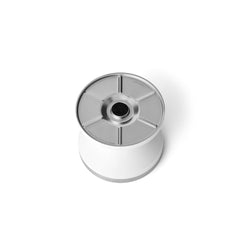 White | YETI Rambler Pour Over Image Showing Bottom View.
