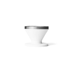 White | YETI Rambler Pour Over Image Showing No Logos Or Titles.