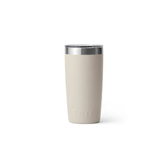 Cape Taupe | YETI Rambler R10 Tumbler Image Showing Back View.