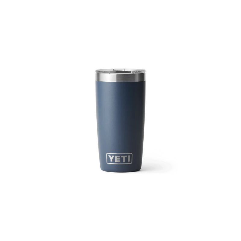 Navy | YETI Rambler R10 Tumbler Image Showing No  Logos Or Titles.