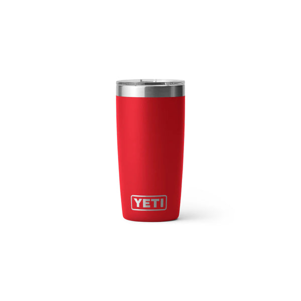 Rescue Red | YETI Rambler R10 Tumbler Image Showing No Logos Or Titles.