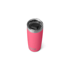 Tropical Pink | YETI Rambler R10 Tumbler Image Showing Top View Of The Magslider Lid.