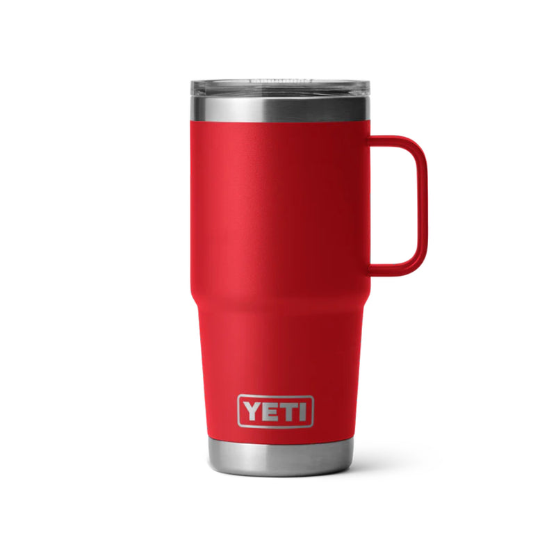 Rescue Red | YETI Rambler R20 Travel Mug. Front View. 