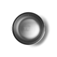 Cape Taupe / 2 Quart | YETI Rambler Insulated Bowl Image Showing Top View Lid On.