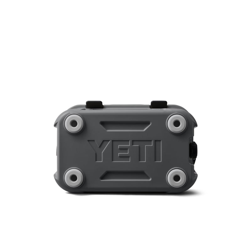 Charcoal | YETI Roadie 15 Image Showing View Of The Non-Slip Feet On The Bottom.