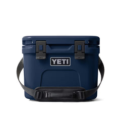 Navy | YETI Roadie 15 Hard Cooler Image Showing Front View.