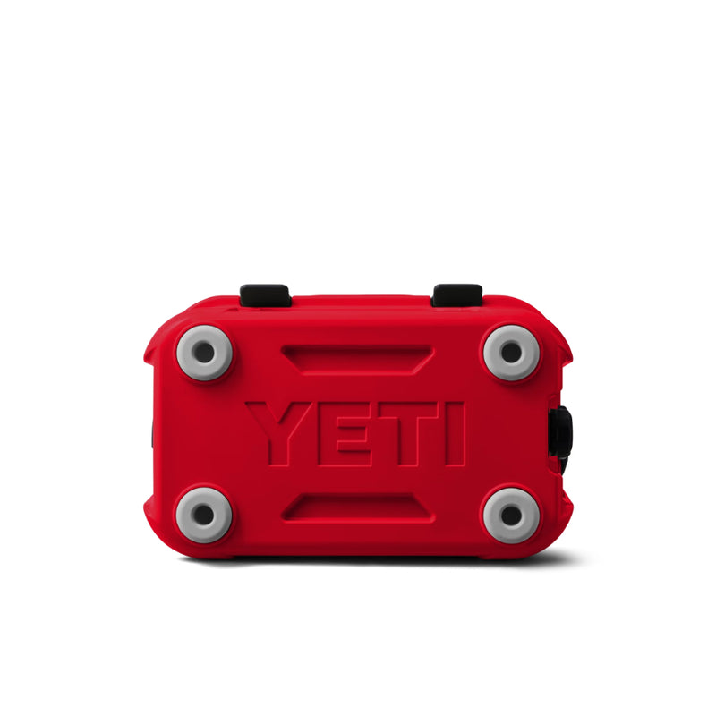 Rescue Red | YETI Roadie 15 Image Showing View Of The Non-Slip Feet On The Bottom.