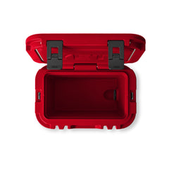 Rescue Red | YETI Roadie 15 Image Showing Top View, Lid Open.