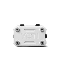 White | YETI Roadie 15 Image Showing View Of The Non-Slip Feet On The Bottom.