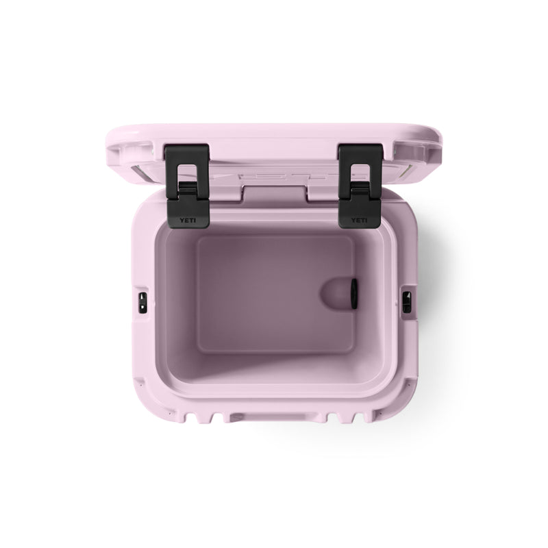 Cherry Blossom | YETI Roadie 24 Hard Cooler 2.0 Image Showing Top View Lid Up.