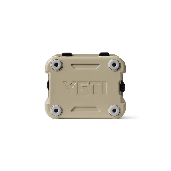 Tan | YETI Roadie 24 Hard Cooler 2.0 Image Showing Bottom View.