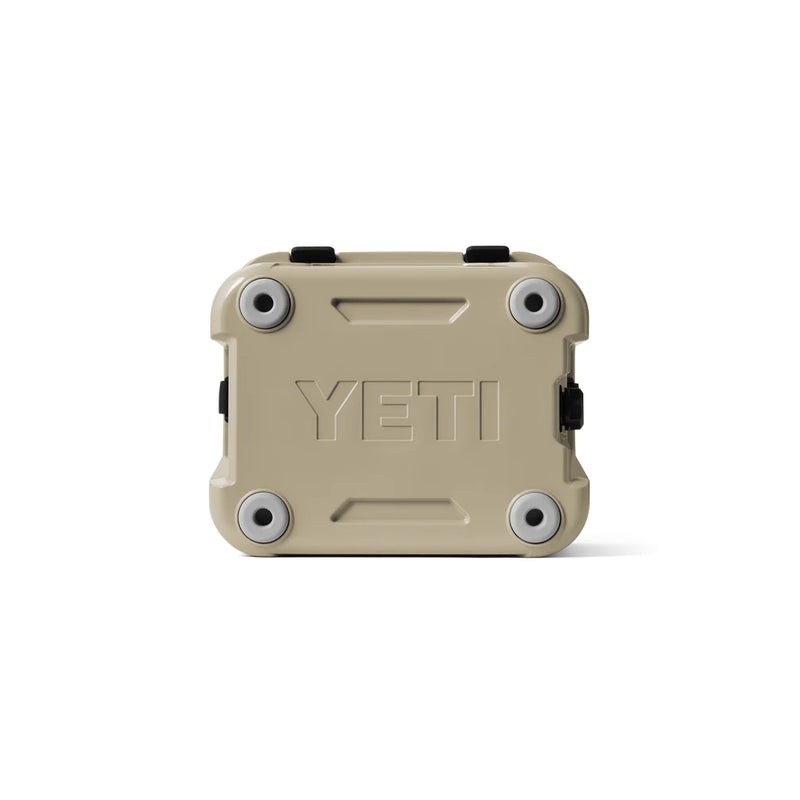 Tan | YETI Roadie 24 Hard Cooler 2.0 Image Showing Bottom View.