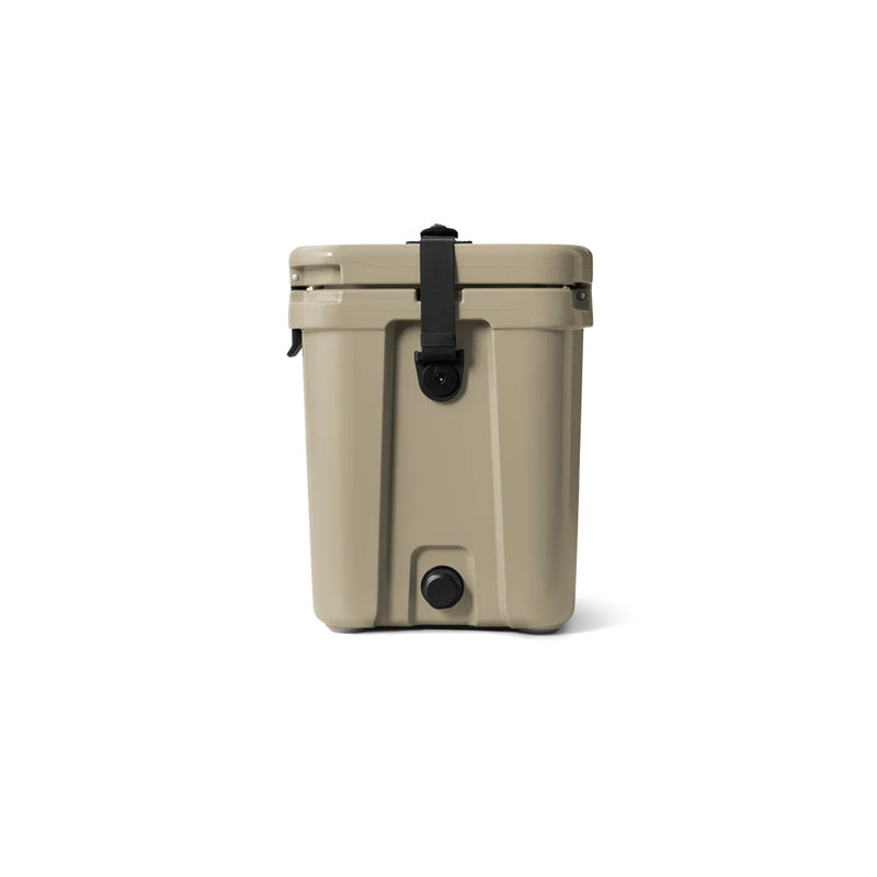 Tan | YETI Roadie 24 Hard Cooler 2.0 Image Showing Side View.