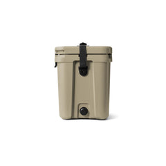 Tan | YETI Roadie 24 Hard Cooler 2.0 Image Showing Side View.