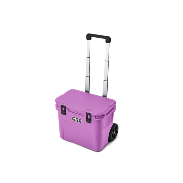 Desert Bloom | YETI Roadie 32 Wheeled Hard Cooler Image Showing All Logos, Titles And Variants