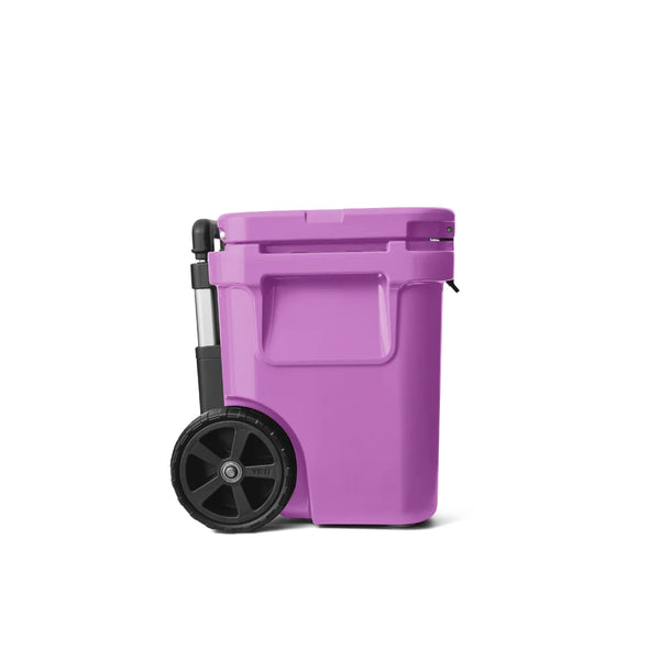 Desert Bloom | YETI Roadie 32 Wheeled Hard Cooler Image Showing Side View.