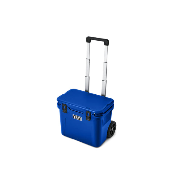 Royal Blue | YETI Roadie 32 Wheeled Hard Cooler Image Showing No Logos Or Titles.