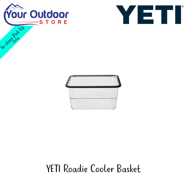 YETI Roadie Cooler | Hero Image Showing All Logos And Titles.