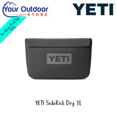 YETI Sidekick Dry 3L | Hero Image Showing Logos And Titltes.