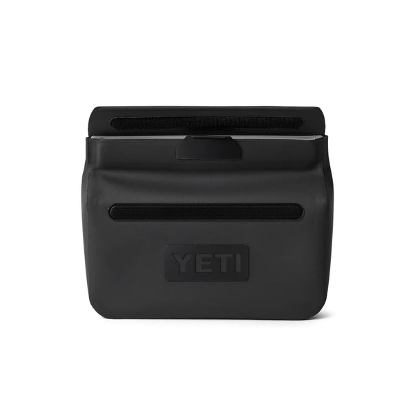 Black | YETI Sidekick Dry 1L Gear Case Image Showing Front View Open.