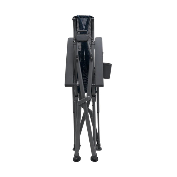 Navy | YETI Trailhead Camp Chair. Shown Folded.