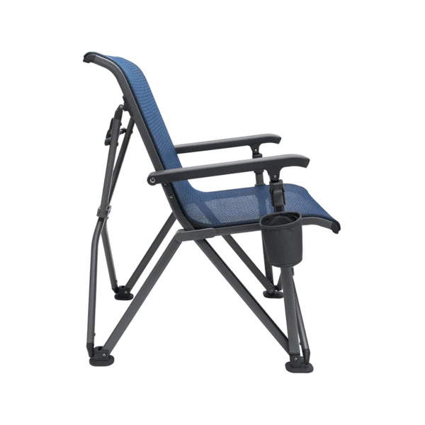 Navy | YETI Trailhead Camp Chair. Side View. 