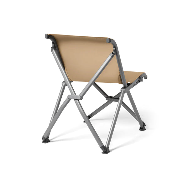 Tan | YETI Trailhead Field Chair Image Showing Back View.