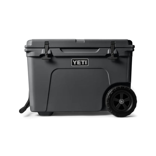 Charcoal | YETI Tundra Haul Wheeled Hard Cooler Image Showing No Logos Or Titles.