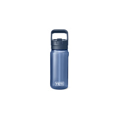 Navy | YETI Yonder 20oz Water Bottle With Straw Cap Image Showing No Logos Or Titles.