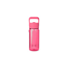 Tropical Pink | YETI Yonder 20oz Water Bottle With Straw Cap Image Showing Back View.
