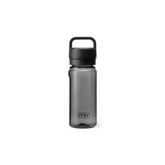 Charcoal/.6L | YETI Yonder Drink Bottle Image Showing Back View.