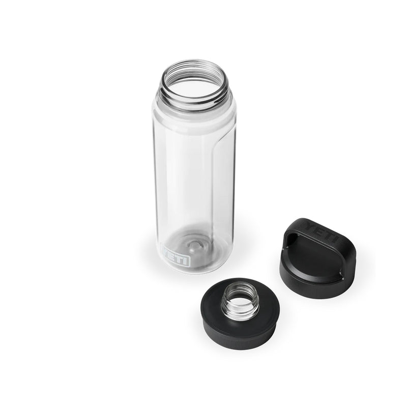 Clear/.75L | YETI Yonder Drink Bottle Image Showing Top View With Top Off.