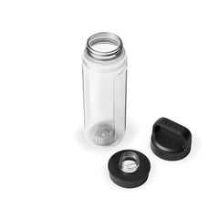 Clear/.75L | YETI Yonder Drink Bottle Image Showing Top View With Top Off.