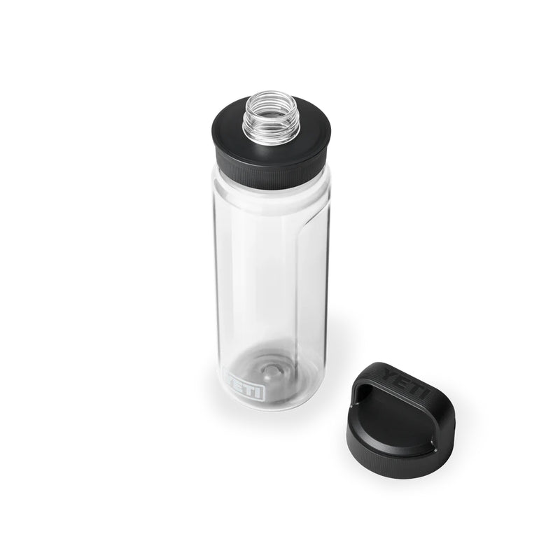 Clear/.75L | YETI Yonder Drink Bottle Image Showing Top View With Cap Off.