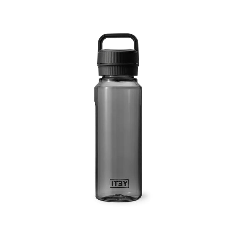 Charcoal/1L | YETI Yonder Drink Bottle Image Showing Back View.