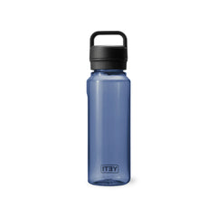 Navy/1L | YETI Yonder Drink Bottle Image Showing Back View.