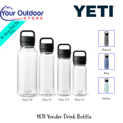 YETI Yonder Drink Bottle | Hero Image Showing All Logos, Titles And Variants.
