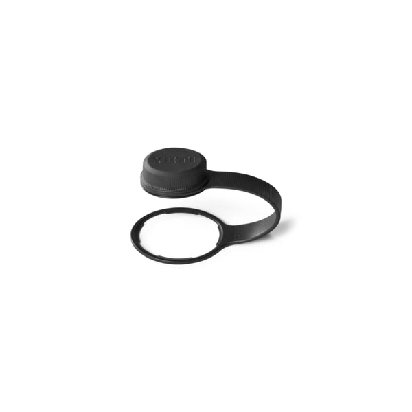 Black | YETI Yonder Tether Cap Accessory. Angled Side View. 