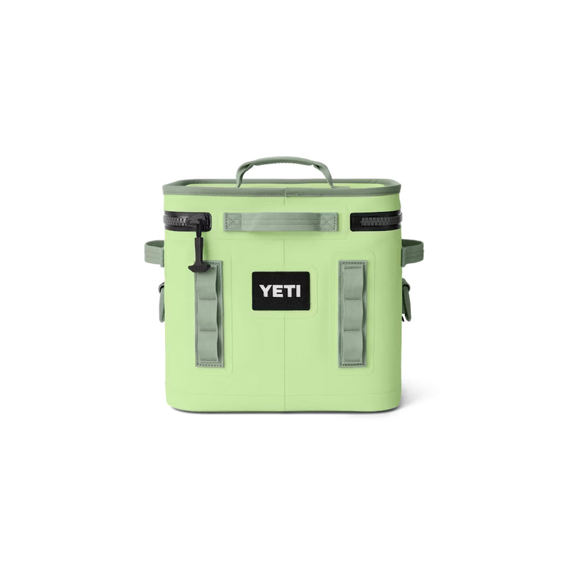 Key Lime | YETI Hopper Flip Bag 12 Image Showing Front View Lid Down.