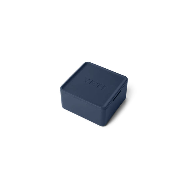 Navy | YETI Ice Tray. Shown Open Closed. 