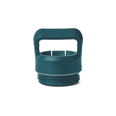 Agave Teal | YETI Rambler Straw Cap. Back View, Showing Easy Carry Handle.