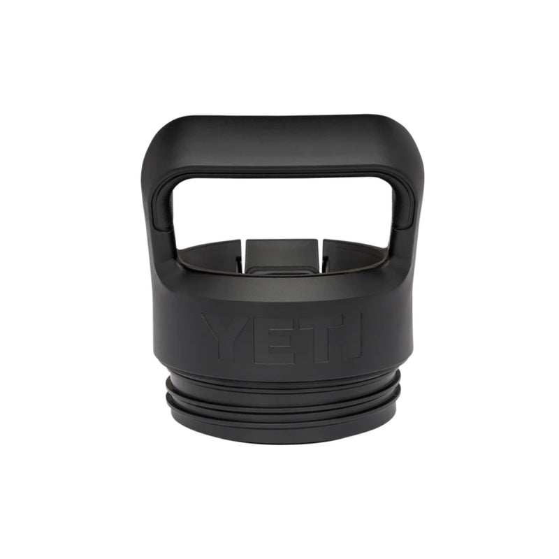 Black | YETI Rambler Straw Cap Image Showing No Logos Or Titles.