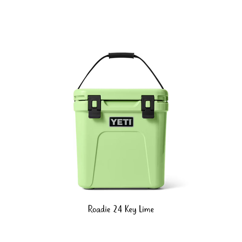 Key Lime | Yeti Roadie 24 Hard Cooler Image Showing No Logos Or Titles.