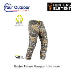 Hunters Element Downpour Elite | Hero Image Displaying All Logos And All Titles.
