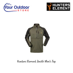 Hunters Element Zenith Men's Top. Hero Image Showing Logos and Title.