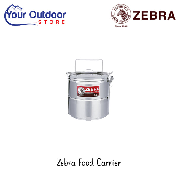 Zebra Food Carrier | Hero Image Showing All Logos And Titles.