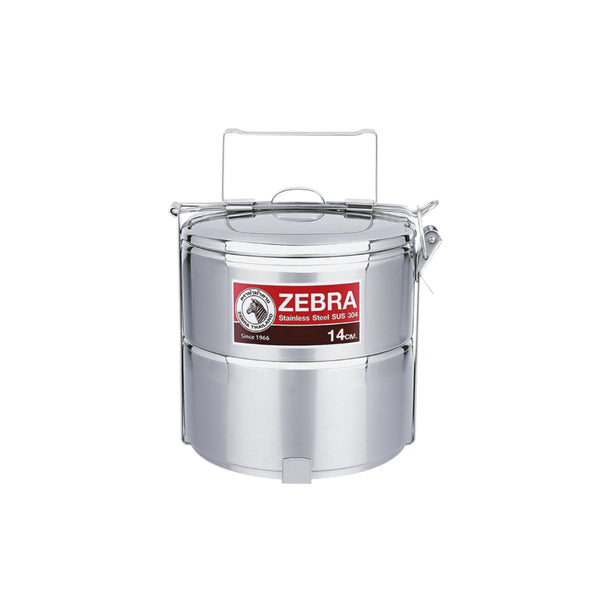 Stainless Steel | Zebra Food Carrier Image Showing No Logos Or Titles.
